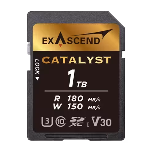 کارت حافظه SD اکساسند Exascend Catalyst UHS-I SDXC 1TB 180MB/S Memory Card V30