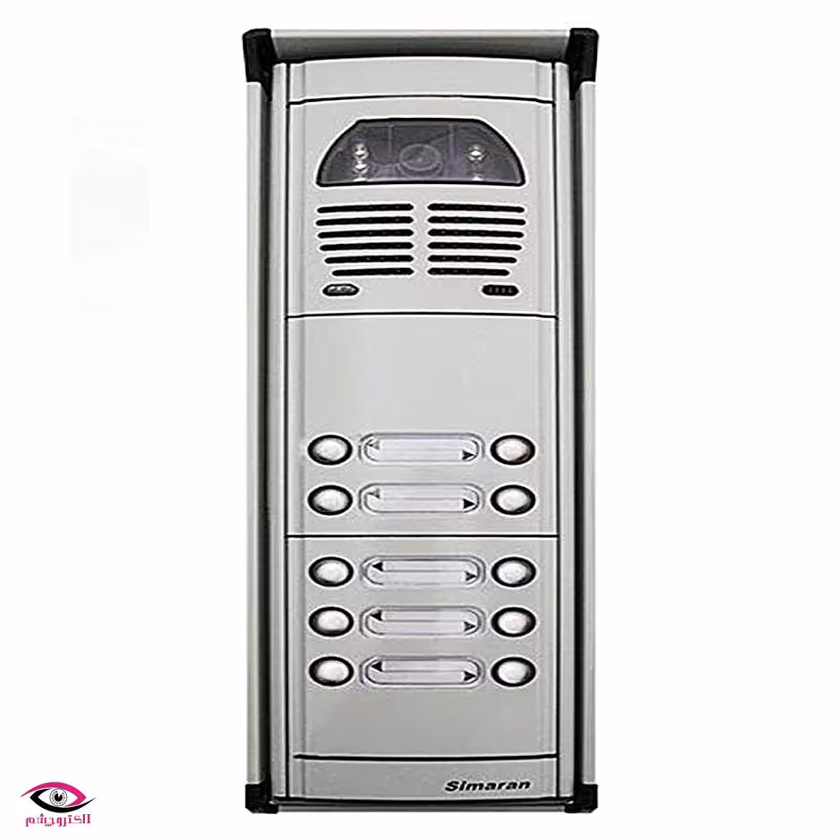 پنل آیفون تصویری 10 واحدی طرح فوژان شرکت سیماران VFC