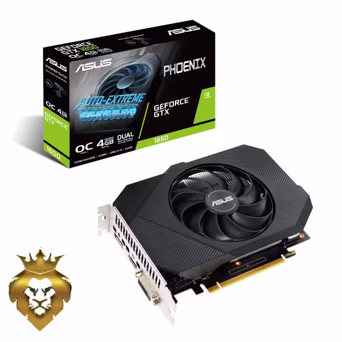 کارت گرافیک انویدیا ایسوس فینیکس ASUS Phoenix GeForce GTX 1650 OC 4GB GDDR6