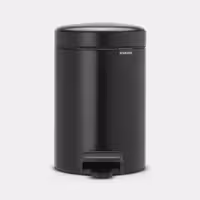 سطل زباله 3 لیتر مشکی مات برابانتیا | Brabantia NEWICON PEDAL BIN