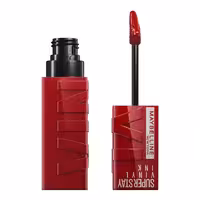 رژ لب مایع براق سوپر استی میبلین رنگ Lippy 10Maybelline Super Stay Vinyl Ink 10 Lippy
