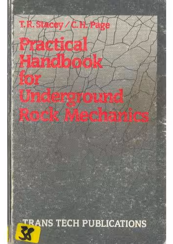 خرید و دانلود نسخه کامل کتاب Practical Handbook for Underground Rock Mechanics