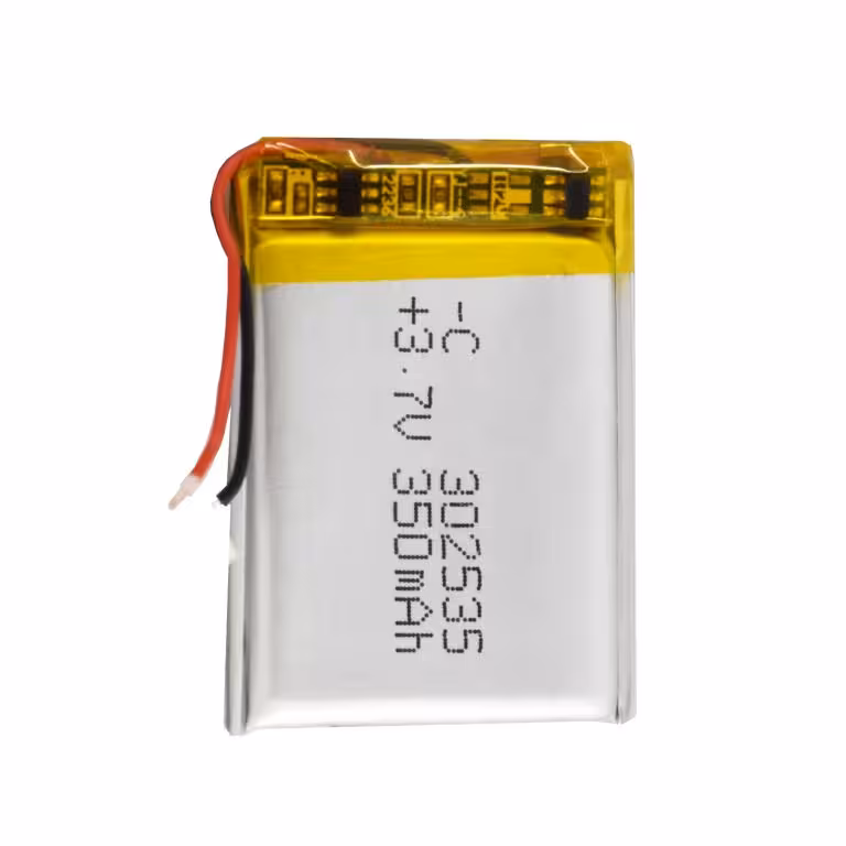باتری لیتیوم پلیمر ظرفیت 350mAh سایز 3*25*35