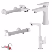 ست شیرآلات KWC مدل ورونا سفید ا KWC Verona collection