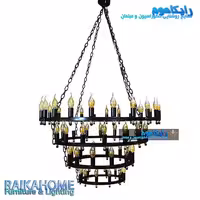 لوستر روستیک چهار طبقه رایکا مدل RA07B