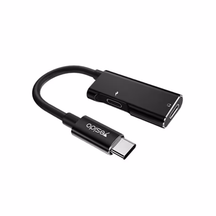 مبدل Aux تایپسی یسیدو YESIDO YAU23 با قابلیت شارژ