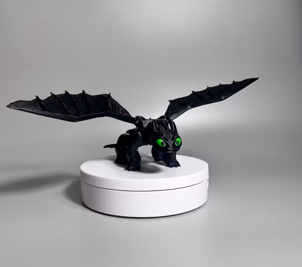 اژدهای متحرک مدل Toothless