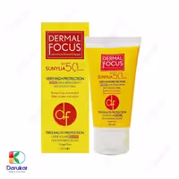 کرم ضد آفتاب رنگی درمال فوکوس مدل سانیلیا SPF50