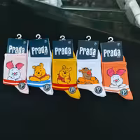 جوراب نیم ساق کش انگلیسی پنبه بسته ده تایی کد 8