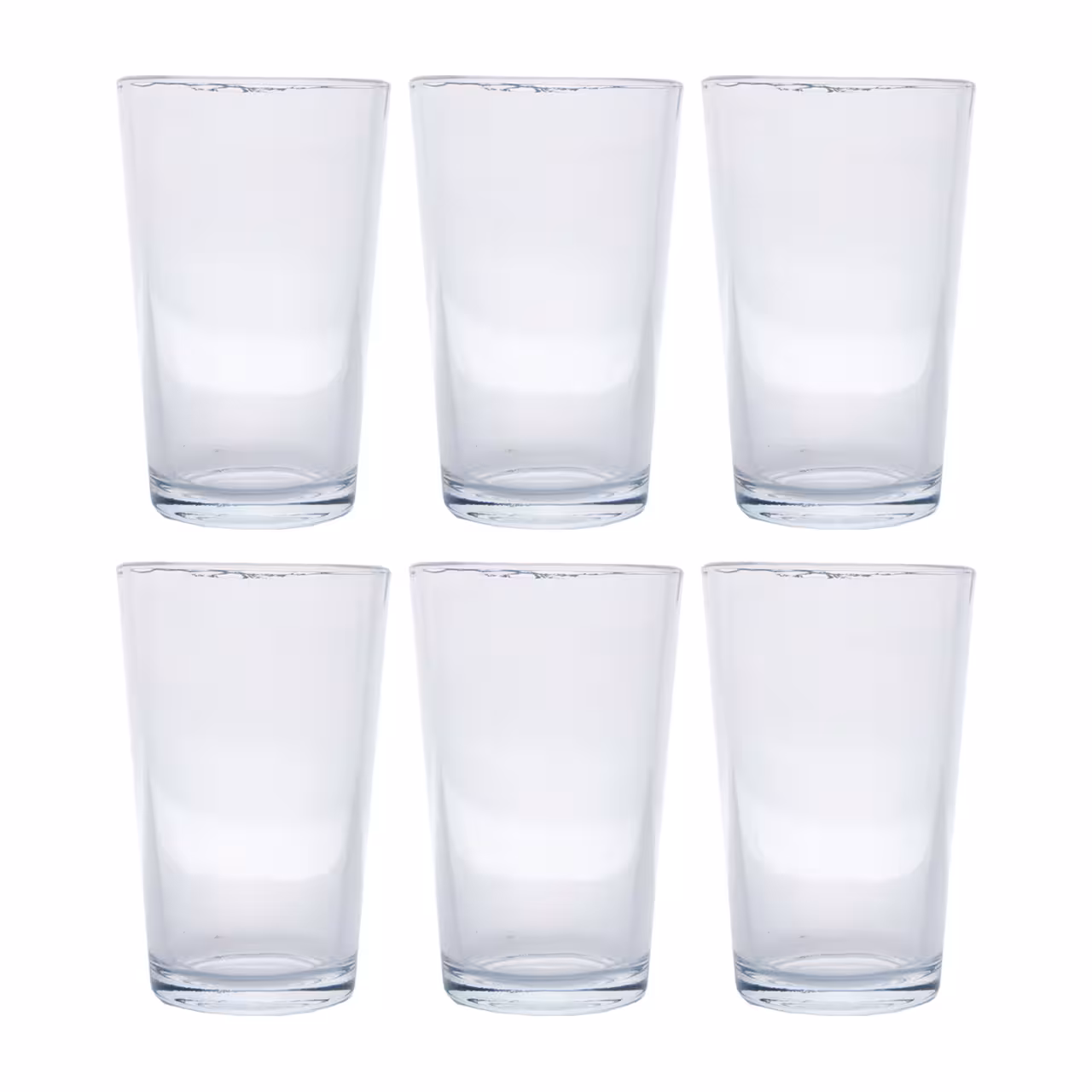 لیوان شیشه ای مدل کلاسیک 6 عددی