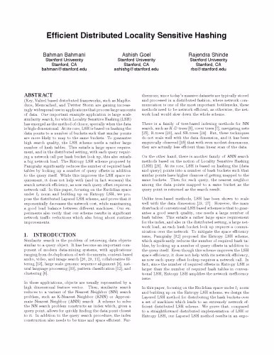 خرید و دانلود نسخه کامل کتاب Efficient Distributed Locality Sensitive Hashing