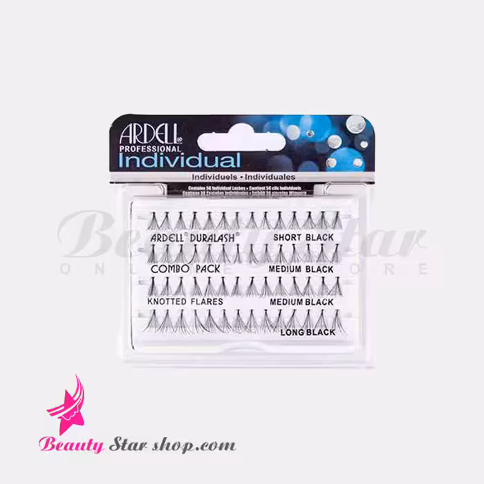 مژه مصنوعی تمرینی با گره آردل سایز میکس