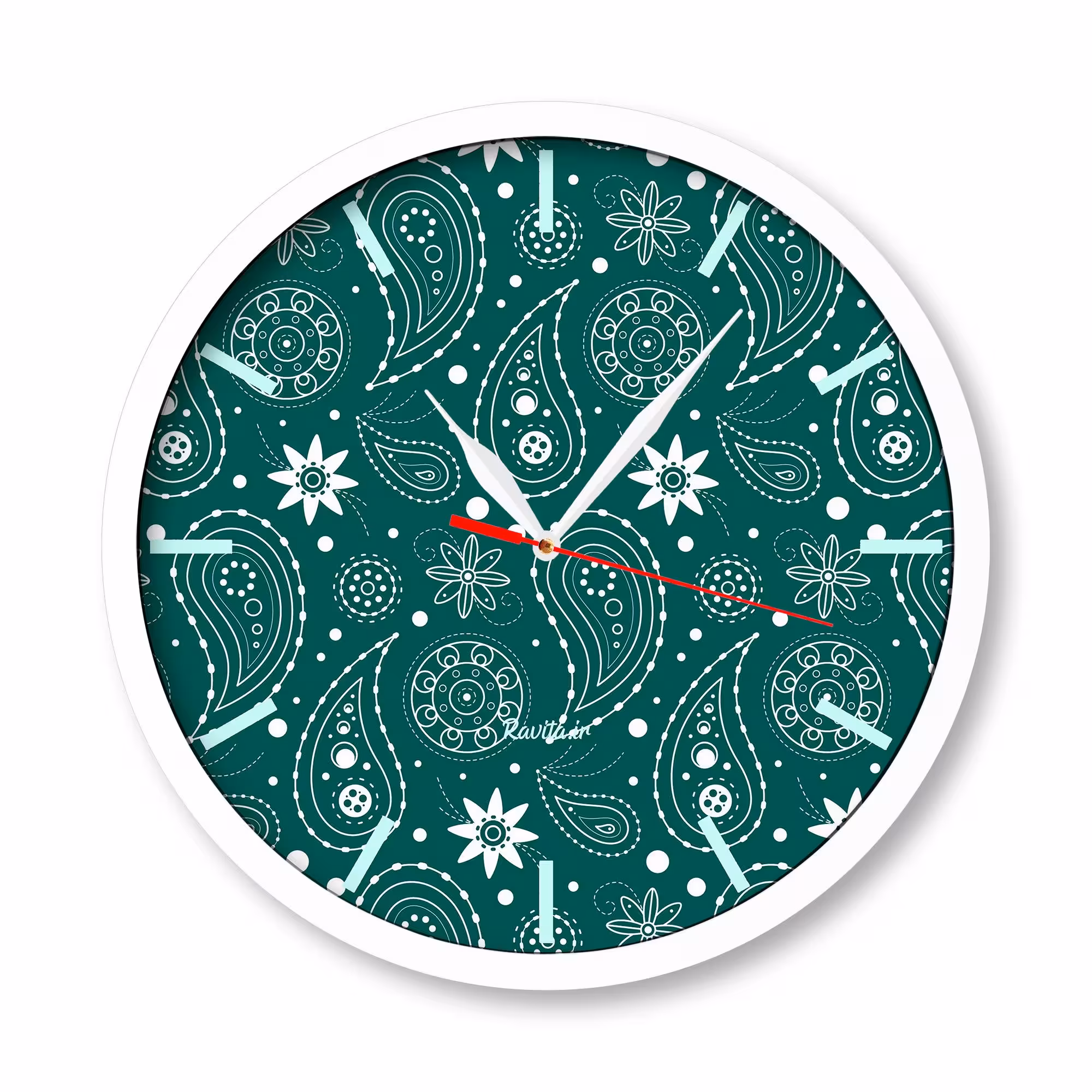 ساعت‌های دیواری راویتا طرح بته جقه 2166