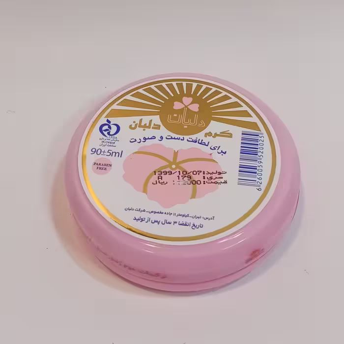 کرم مرطوب کننده دست مارک دلبان 90 میل درجه یک  کرم  ابرسان