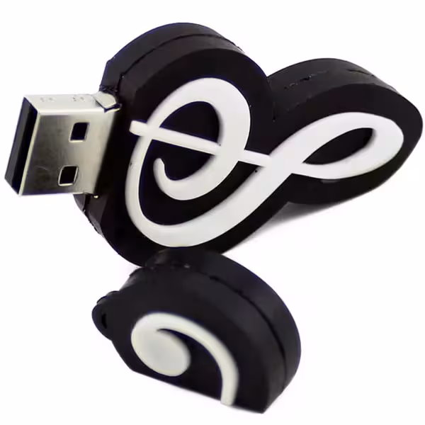 فلش مموری کینگ فست مدل Music Note MU-18 ظرفیت 32 گیگابایت