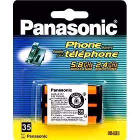 باتری تلفن بی سیم پاناسونیک مدلp107