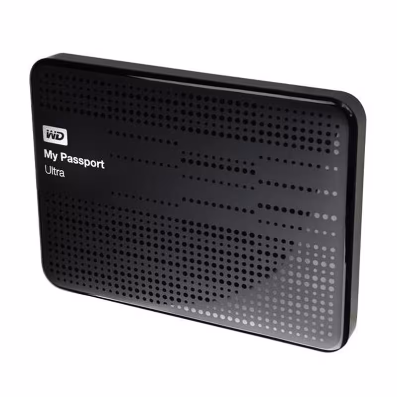 هارددیسک اکسترنال وسترن دیجیتال مدل مای پاسپورت آلترا ظرفیت640 گیگ با 1 سال گارانتی