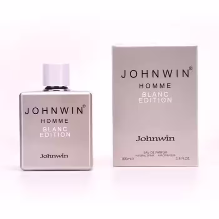 ادکلن رایحه شنل آلور هوم ادیشن بلانش جانوین مردانه 100 میل / johnwin homme blanc edition