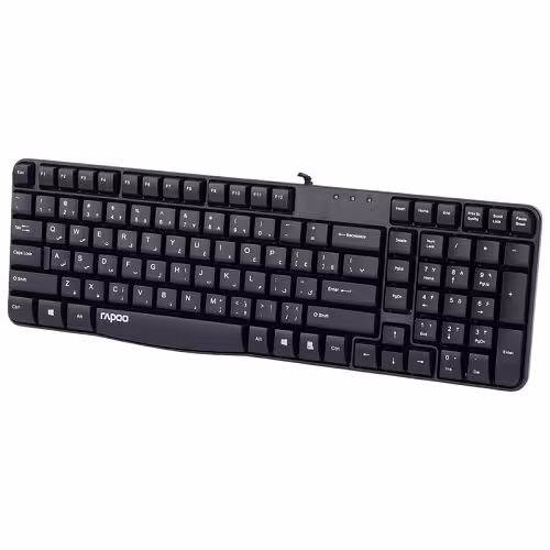 کیبورد سیم دار رپو مدل RAPOO NK2400 مشکی