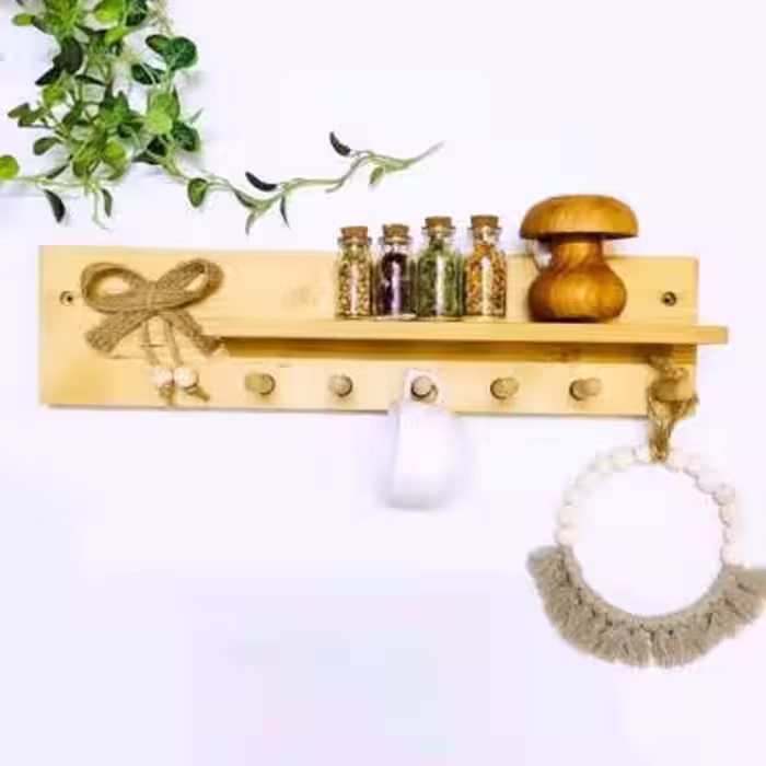 شلف پاپیون چوبی