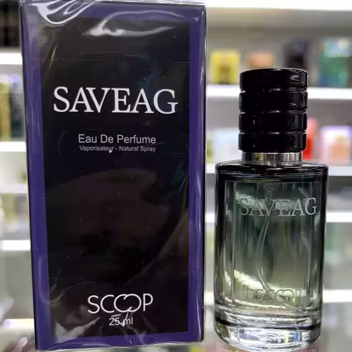 عطر جیبی مردانه اسکوپ مدل saveag حجم 25 میلی لیتر با رایحه خنک | amazonchi
