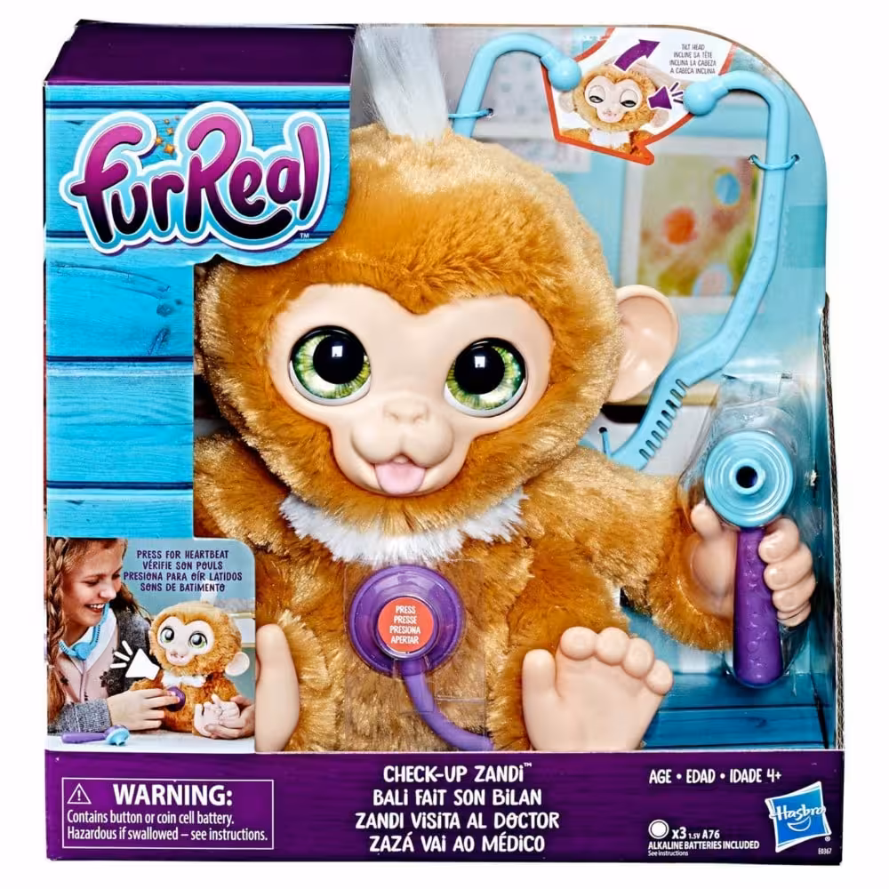 خرید میمون رباتیک Check Up Zandi Furreal Hasbro