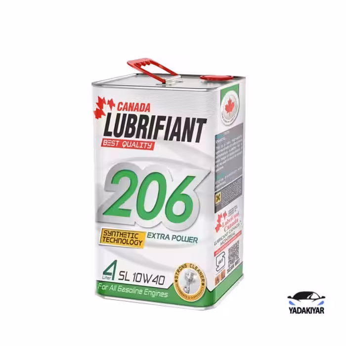 روغن موتور لوبریفنت کانادا 206 مدل SL حجم 4 لیتر (10W-40)