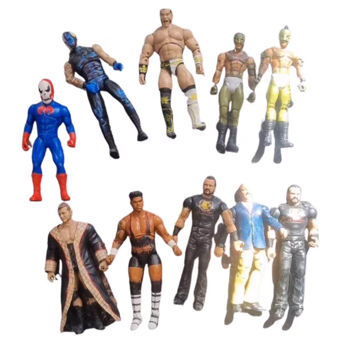 اکشن فیگور کشتی کج مجموعه 10 عددی کد 05