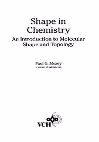 خرید و دانلود نسخه کامل کتاب Shape In Chemistry. Intro to Molecular Shape and Topology