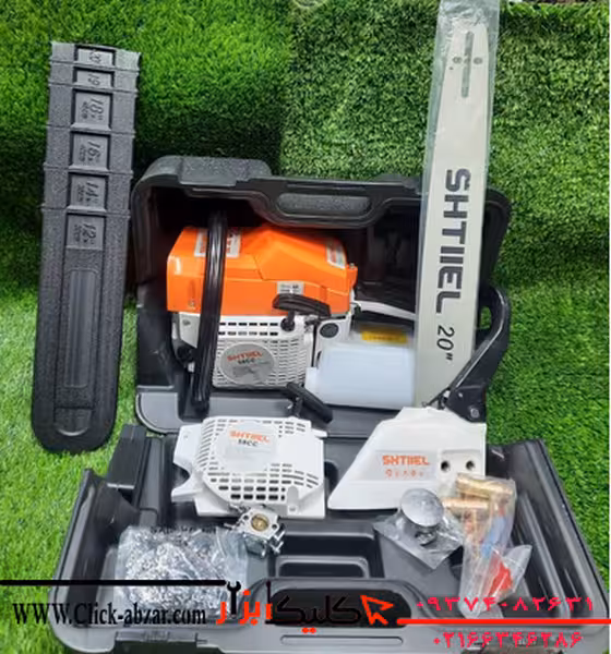 اره موتوری بنزینی طرح اشتیل 50 سانت با لوازم اضافه مدل 5800