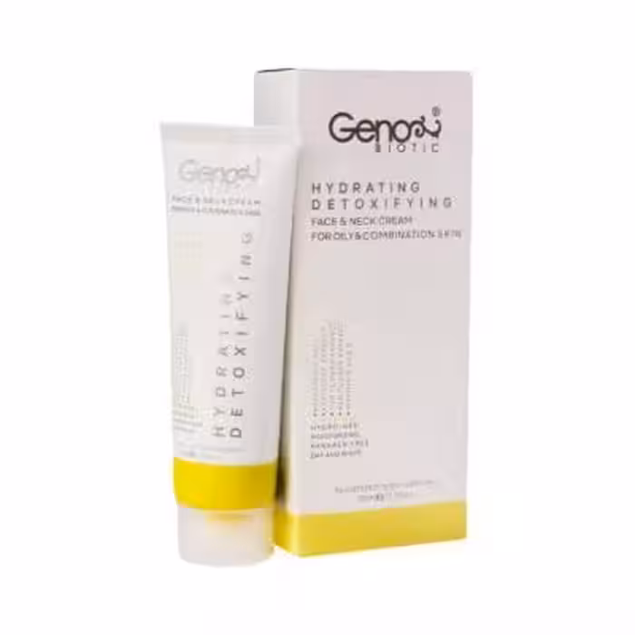 کرم مرطوب کننده و دتوکسیفای کننده صورت و گردن ژنوبایوتیک پوست چرب و مختلط 50 میلی لیتر