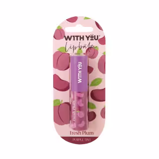 بالم لب نرم کننده ویت یو با رایحه آلو بنفش With You Fresh Plum Lip Balm