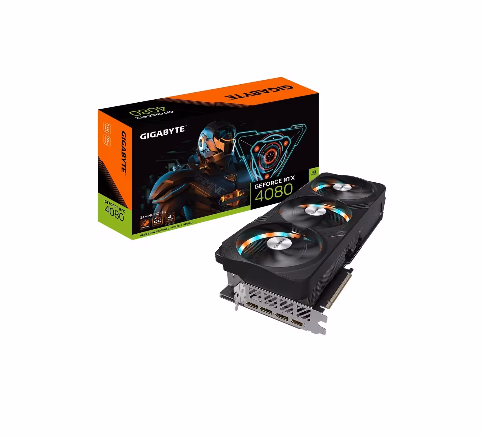 کارت گرافیک استوک GeForce RTX 4080 GAMING OC ظرفیت 16 گیگابایت
