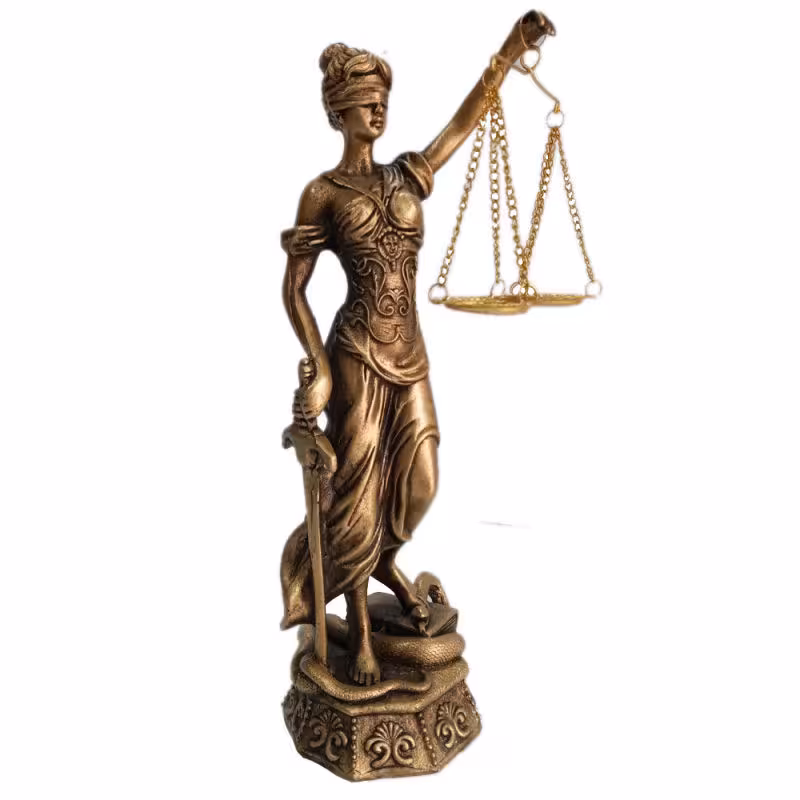 تندیس  مدل فرشته عدالت کد 0