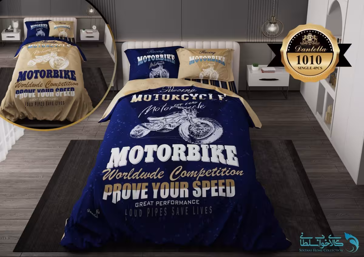 روتختی سه بعدی مدل موتور سیکلت کد 1010 یک نفره