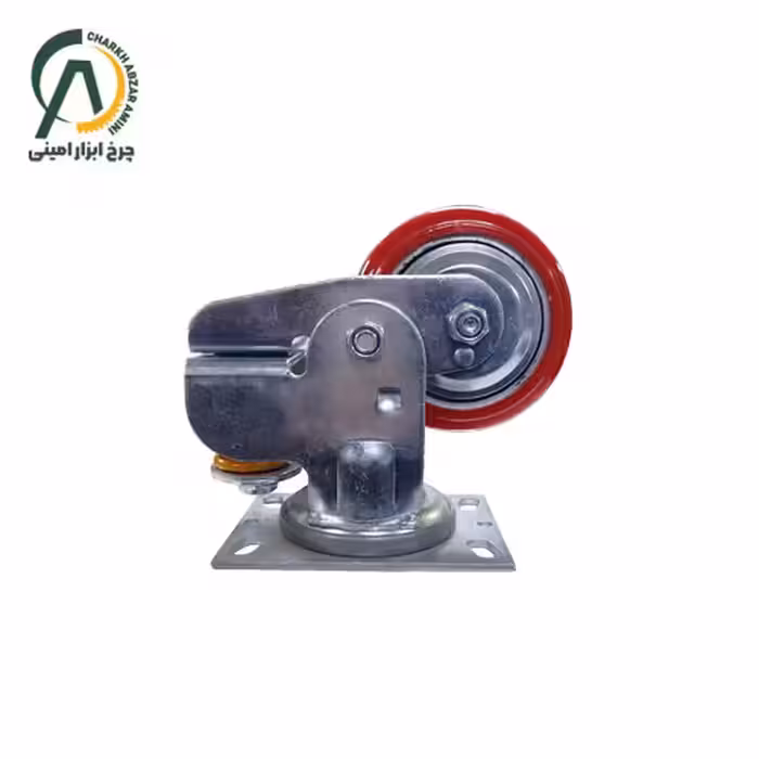 چرخ پلی اورتان کمک فنردار گردان قطر 200 میلی متر