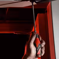 پیچ گوشتی دسته  TPRضربه خور 2×100 میلی متری چهار سو