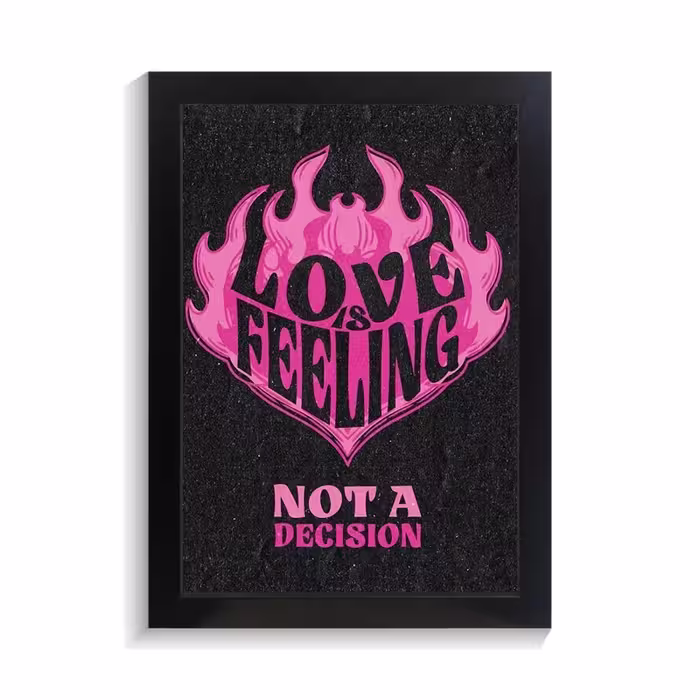 تابلو عاشقانه طرح love feeling کد PF-27077