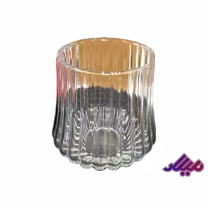 شیشه جهان بلور طاووس قطر 6.5 ارتفاع 8.5 سانت