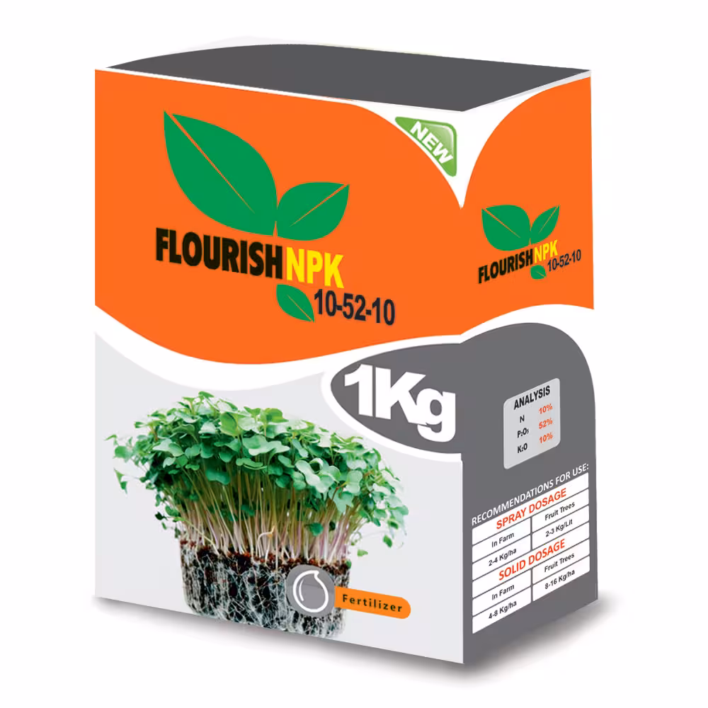 کود NPK10-52-10 فلوریش یک کیلویی