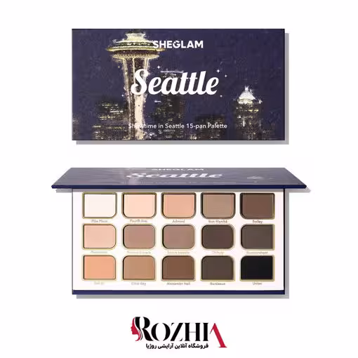 پالت سایه 15 رنگ شیگلم مدل Showtime in Seattle