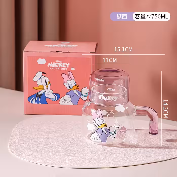 ست پارچ و لیوان پیرکس دیزنی طرح دیزی داک — شفاف، فانتزی و اورجینال دیزنی