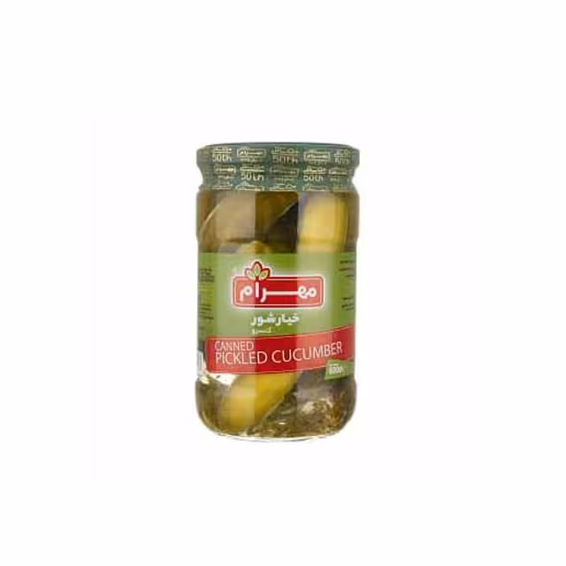 خیار شور معمولی مهرام 650 گرمی