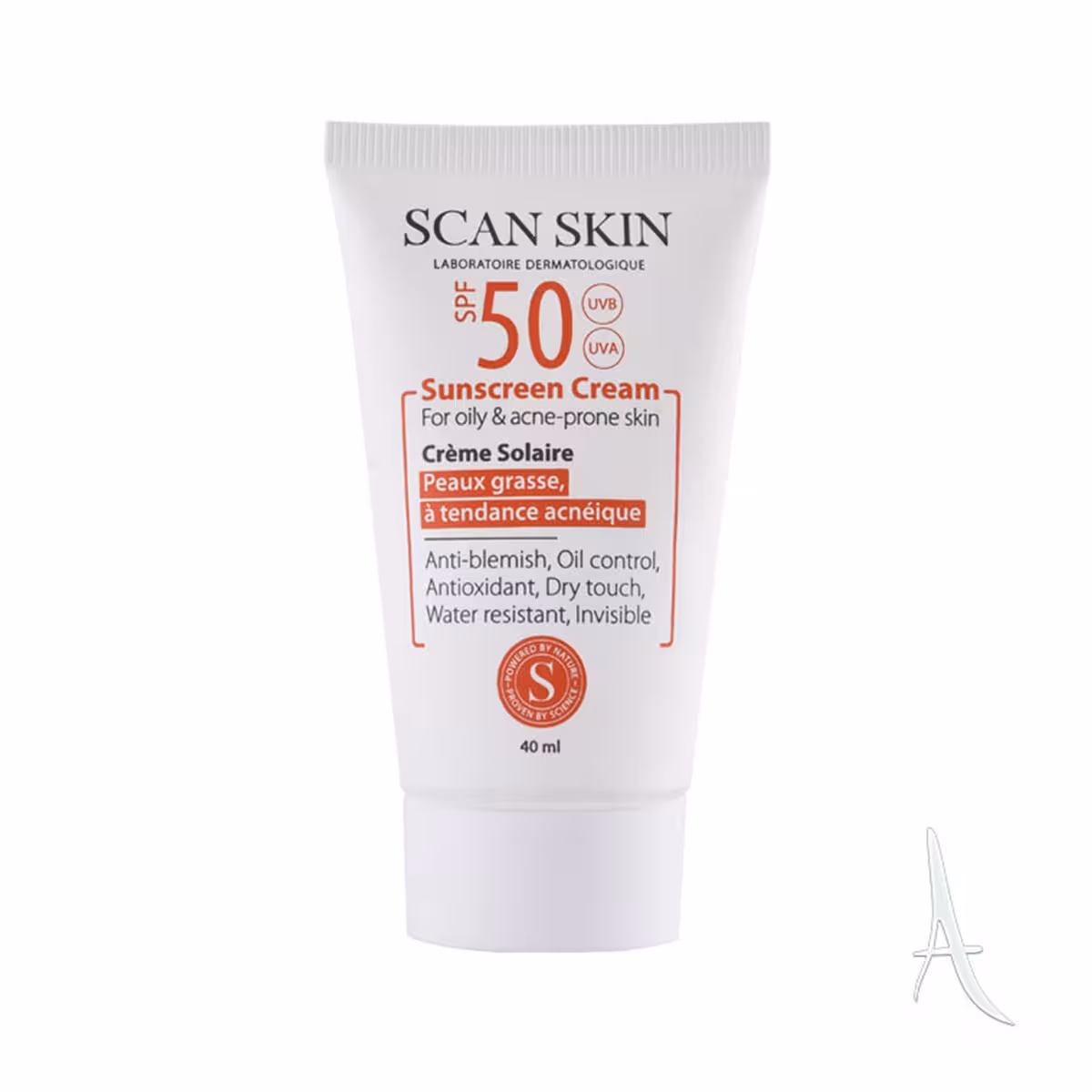 کرم ضد آفتاب بی رنگ پوست چرب اسکن اسکین-Scan Skin