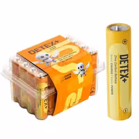 باتری قلمی دیتکس پلاس ( DETEX) Zinc Carbon 1.5V R6P AA
