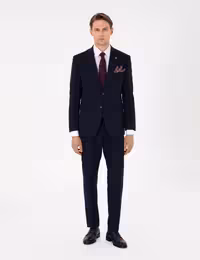 کت و شلوار مردانه سرمه ای پیرکاردین - فروشگاه لباس شهرمون