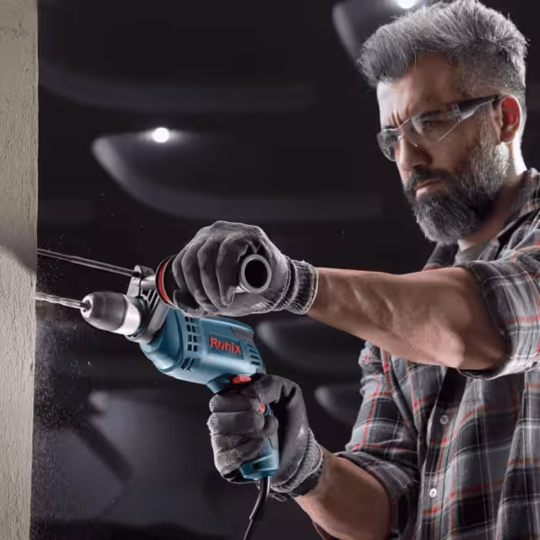 دریل 13 میلی متری چکشی اتوماتیک 710 وات