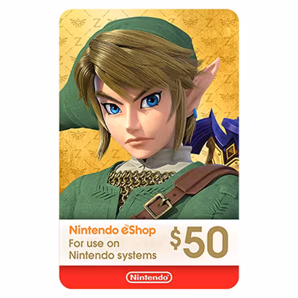 Nintendo eShop 50$ Gift Card – Digital – US