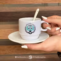 فنجان و نعلبکی قاشق دار مرکز وکلا