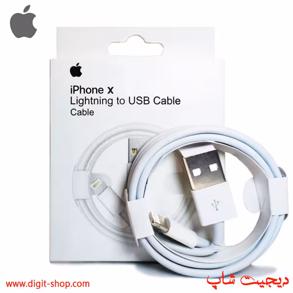کابل آیفون X لایتنینگ 1 متری اصل چین